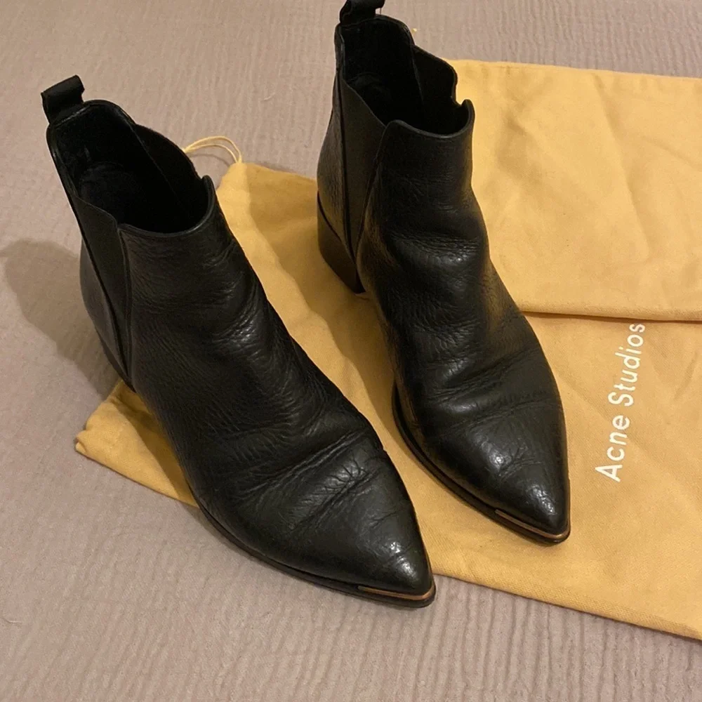 ACNE STUDIOS JENSEN BOOTS . Size 36 . Made in Italy - Picture 5 of 11